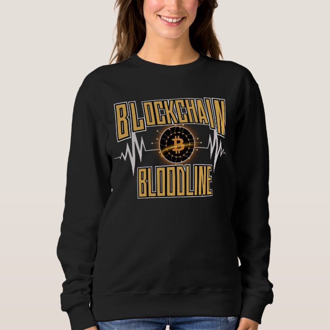 Camiseta Blockchain Bloodline™ Quiet Power Crypto Architect (Frente)