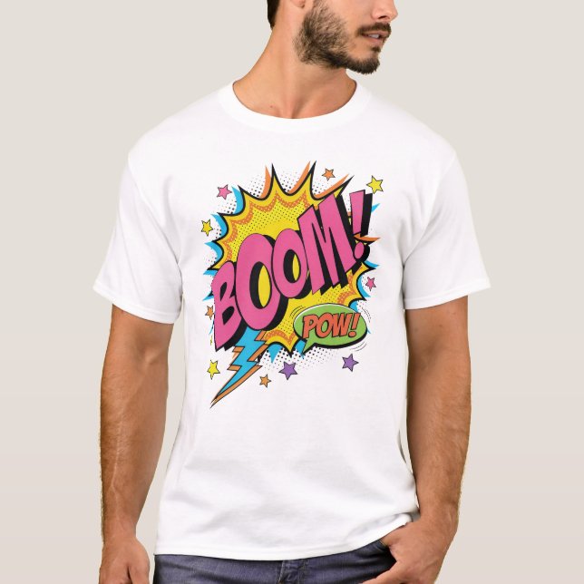 Camiseta Bloco BOOM - Camiseta BD - Explosão de Ar (Frente)