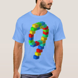 Camiseta Bloco de Foguete 9º Aniversário Presente 9 Anos
