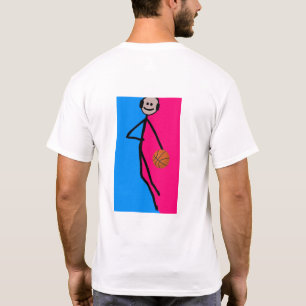 Camiseta Bloco de Logotipo de Basquete