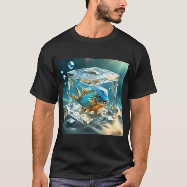 Camiseta Bloco de Peixe Diamante (Frente)