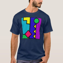 Bloco retro da cor 80s