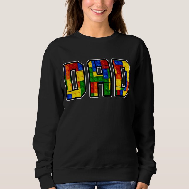 Camiseta Blocos componentes do Construtor de Tijolos Pai do (Frente)