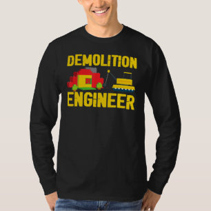 Camiseta Blocos componentes do Construtor Mestre do Engenhe