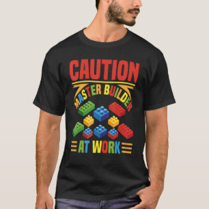 Camiseta Blocos componentes do Master Builder - Tijolos 3