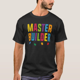 Camiseta Blocos Construindo Tiques Construindo Construtor M