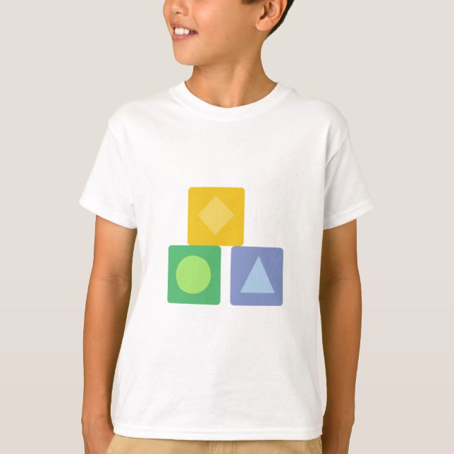 Camiseta Blocos de bebê (Frente)