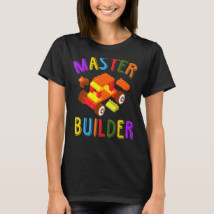 Camiseta Blocos de Brick Builder do Cute Builder