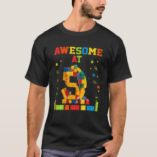 Camiseta Blocos De Construção Bricks Incríveis A 9 Anos De 