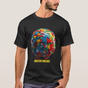 Camiseta Blocos de Construção do Mestre Construtor