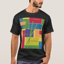 Camiseta Blocos de Cor de Percussão