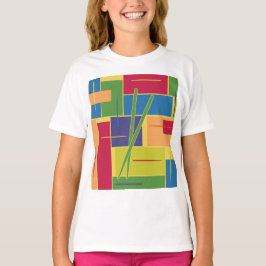 Camiseta Blocos de Cor de Percussão