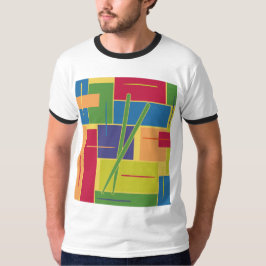 Camiseta Blocos de Cor de Percussão