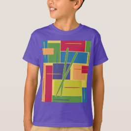 Camiseta Blocos de Cor de Percussão