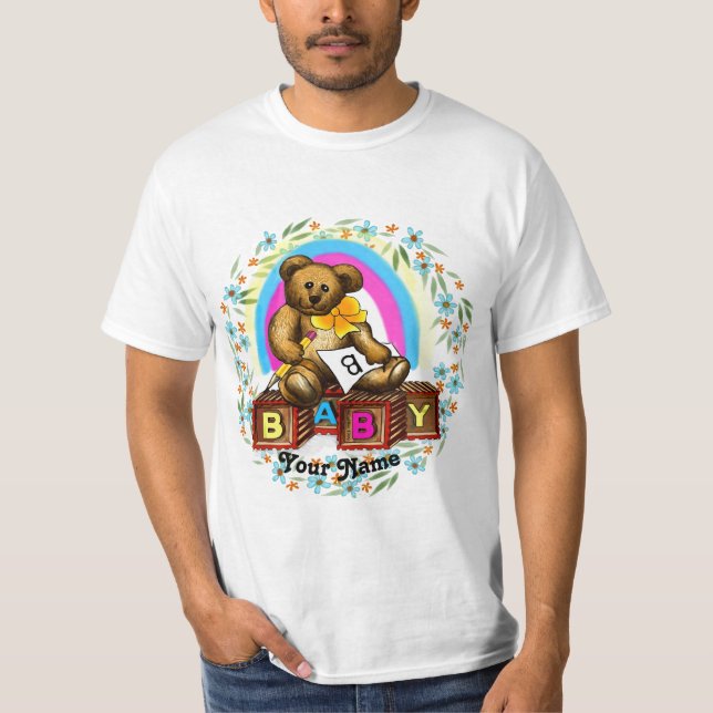 Camiseta Blocos do Ursinho Bebê   (Frente)