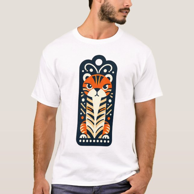 Camiseta Blocos Geométricos de Arte Pop – Expressão Moderna (Frente)