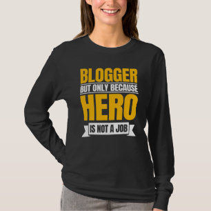 Camiseta Blog do Criador de Conteúdo do Blog do Editor do B