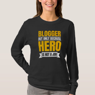 Camiseta Blog do Criador de Conteúdo do Blog do Editor do B