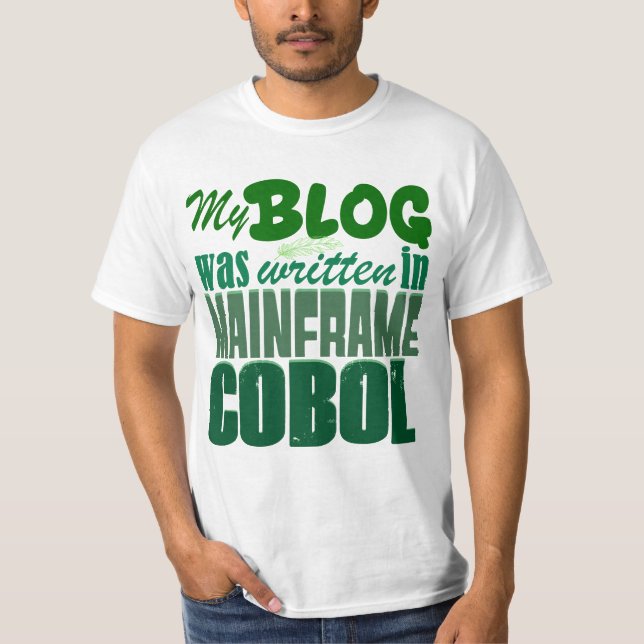 Camiseta Blog foi codificado em COBOL - Desenvolvimento de  (Frente)