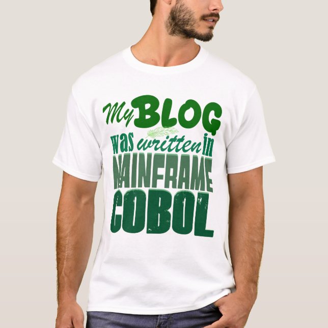 Camiseta Blog foi codificado em COBOL - Desenvolvimento de  (Frente)
