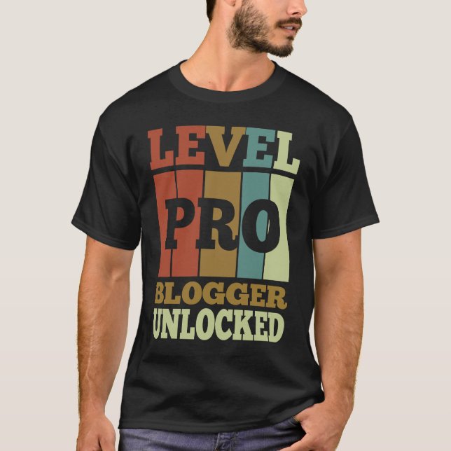 Camiseta Blogger Pro Unlocked Vintage Style Unique (Frente)