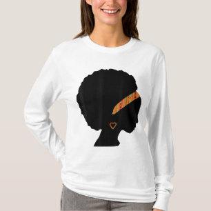 Camiseta Blogue de Cartaz da Mulher Americana Africana Kent