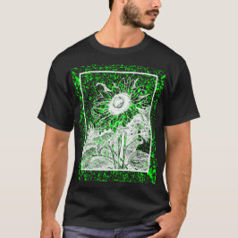 Camiseta Blogue Elétrico - Unísex Preto com Splatter Neon