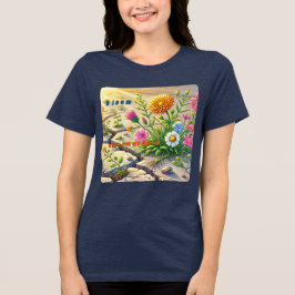 Camiseta Blogue Onde Está Plantado - Design De Crescimento 