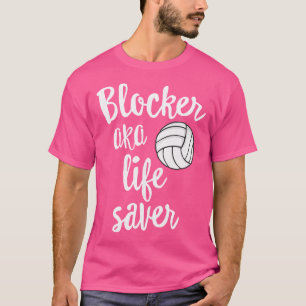 Camiseta Blogueiro Aka Life Saver Engraçado Defesa de Volei