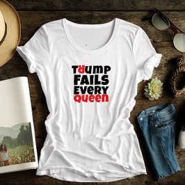 Camiseta Blogueiro anti-trump feminista slogan vermelho neg