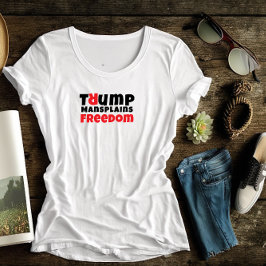 Camiseta Blogueiro anti-trump feminista slogan vermelho neg
