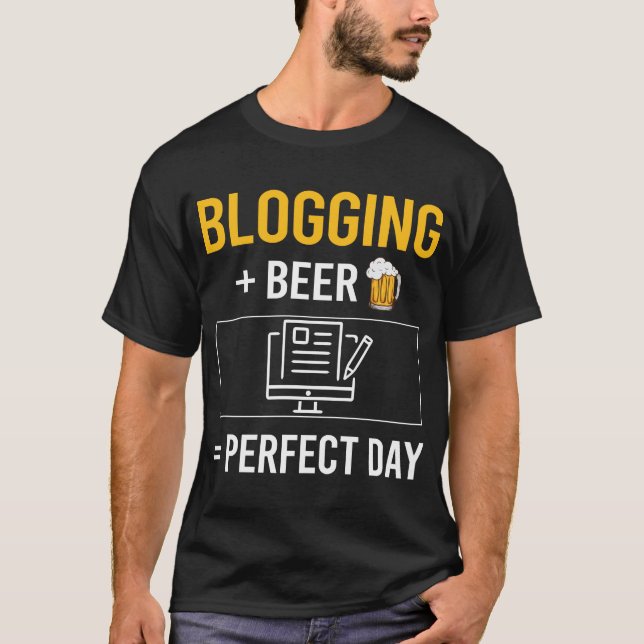 Camiseta Blogueiro de Blogs Beer Day (Frente)