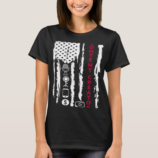 Camiseta Blogueiro do Content Creator que influencia a Amér (Frente)