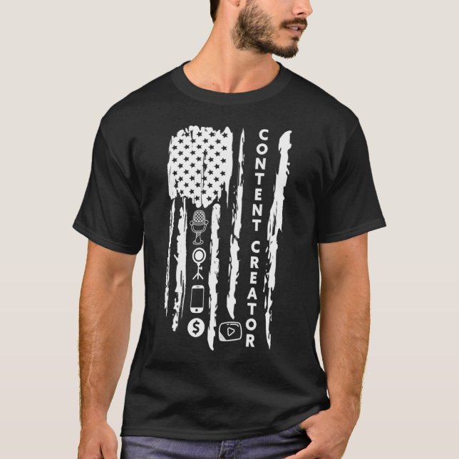 Camiseta Blogueiro do Content Creator que influencia a Amér (Frente)