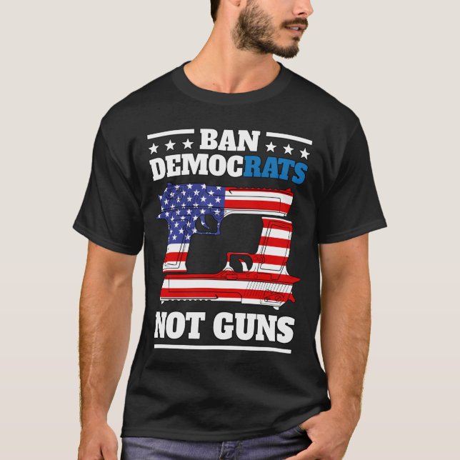 Camiseta Blogueiros Democratas Não Armas - anti-democratas  (Frente)