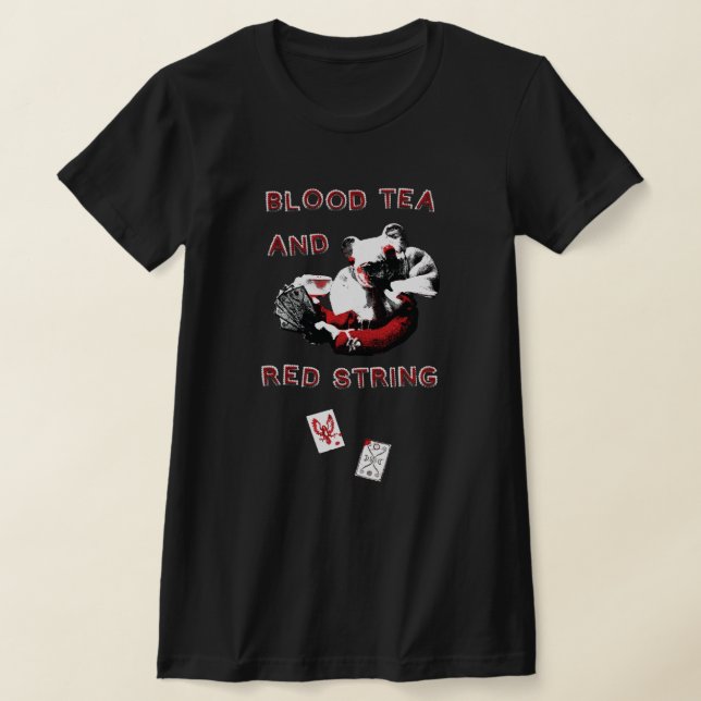 Camiseta Blood Tea and Red String - Women's Slim (Postura )