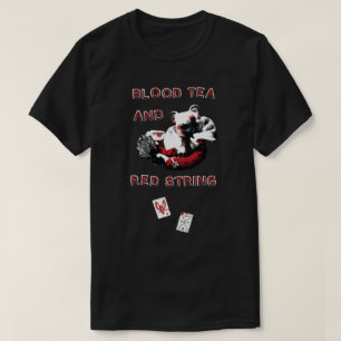 Camiseta Blood Tea & Red String - Design Maior- TODOS OS ES