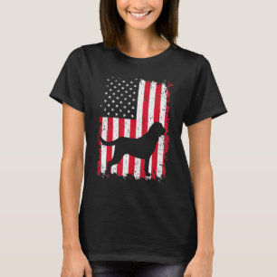 Camiseta Bloodhound 4º De Julho Patriótico Bandeira America
