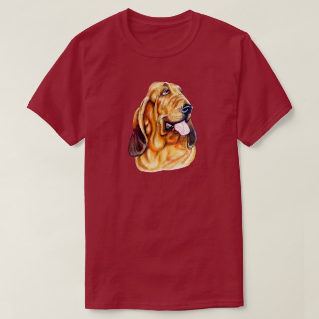 Camiseta Bloodhound Bust (Frente do Design)