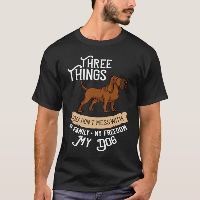 Camiseta Bloodhound Dog  Puppies Owner (Frente)