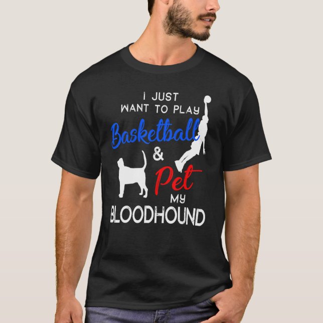 Camiseta Bloodhound Funny Basball Dono de Cães Xmas (Frente)