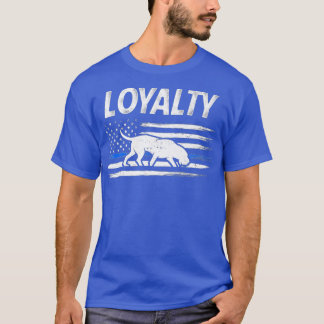 Camiseta Bloodhound K9 Police Loyalty Partner Dog Thin