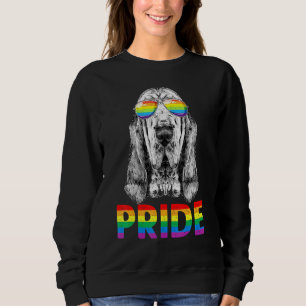 Camiseta Bloodhound Orgulho gay Lgbt Sinalizador do arco-ír