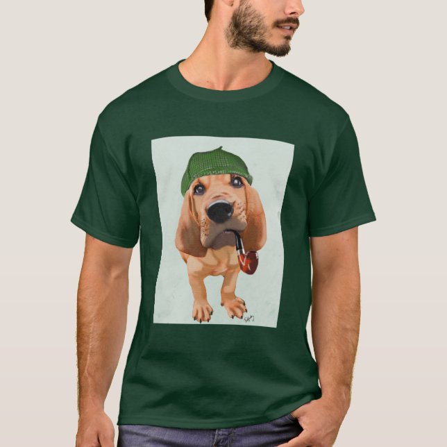 Camiseta Bloodhound Sherlock Holmes (Frente)