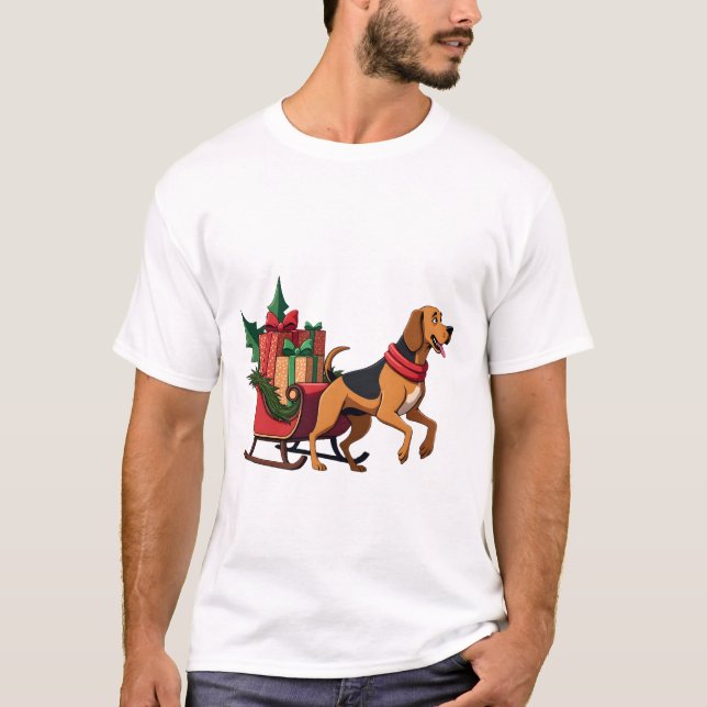 Camiseta Bloodhound Sleigh Puller (Frente)