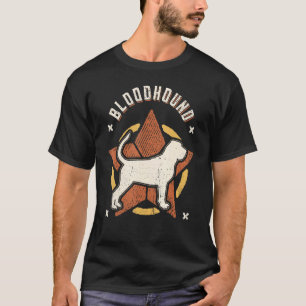 Camiseta Bloodhound Vintage Retro Classic Dog