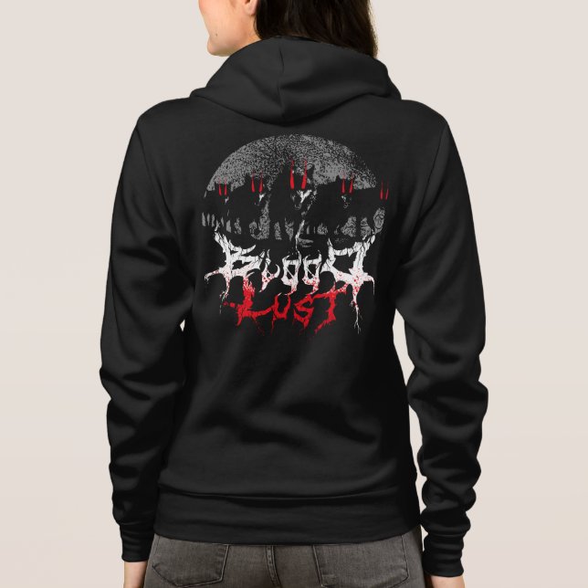 Camiseta Bloodlust Wolf Pack (Verso)