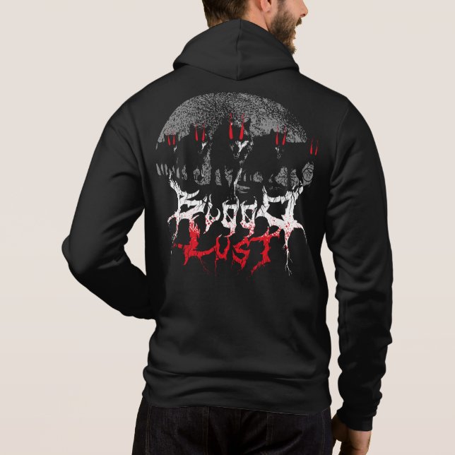 Camiseta Bloodlust Wolf Pack (Verso)