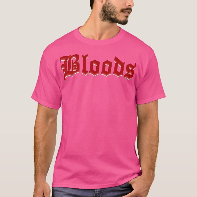 Camiseta Bloods Hip Hop Gear (Frente)