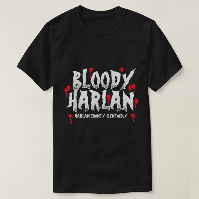 Camiseta Bloody Harlan County Ky (Frente do Design)